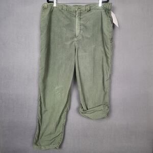 Cabelas Outdoor Gear Pants Mens 2XL Green Nylon Inseam 30 Hiking Zip Pockets